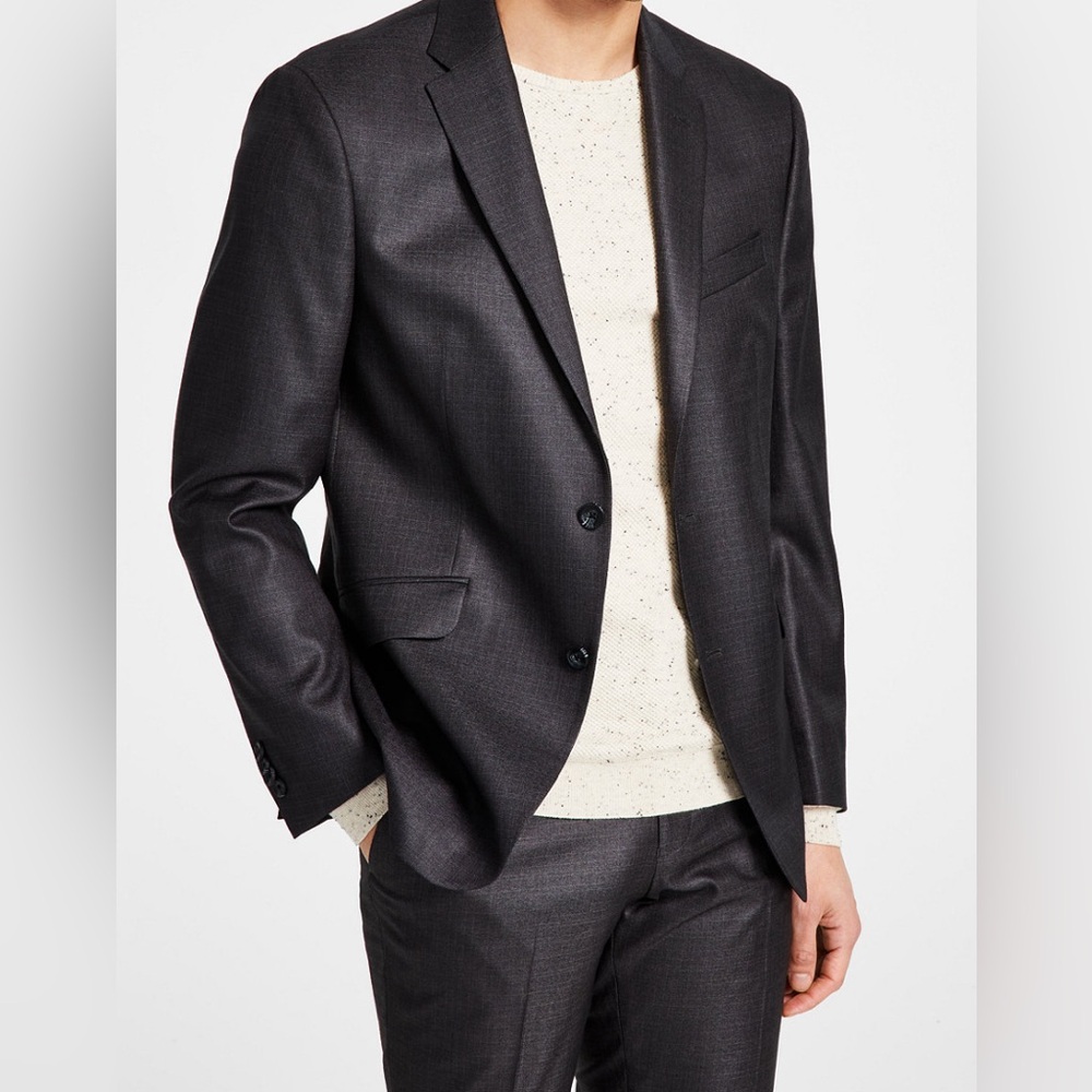 Kenneth Cole Reaction MENS two piece suit gray NWT